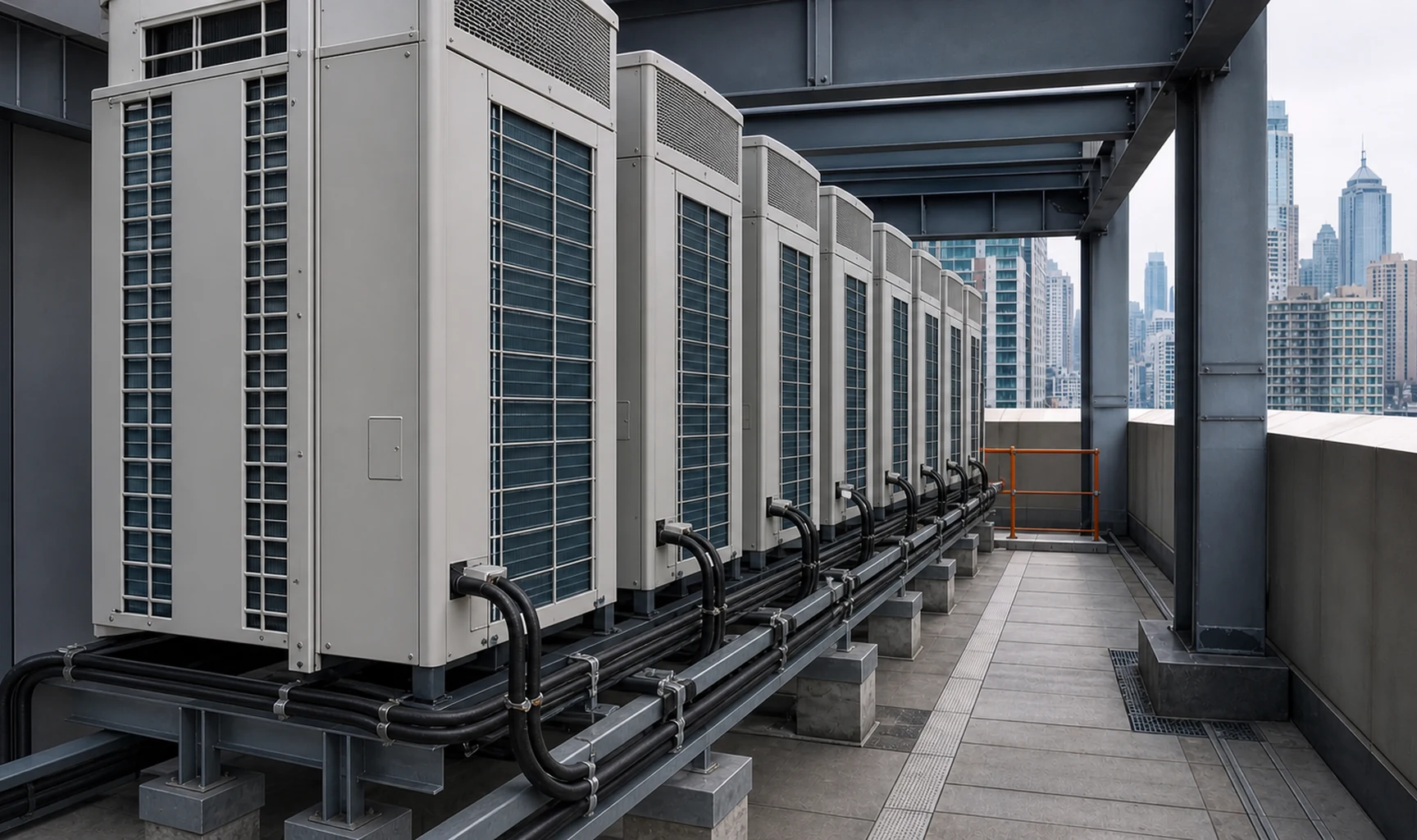 VRV and VRF commercial air-conditioning equipment