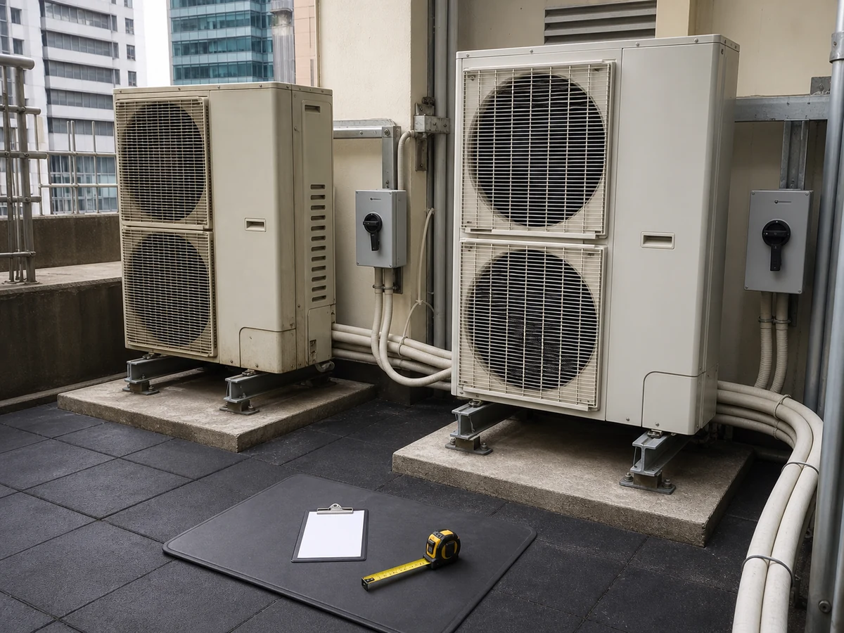 商用冷氣設備更換評估實物場景示意圖
